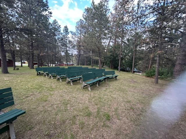 Event center venue with Black Hills backdrop