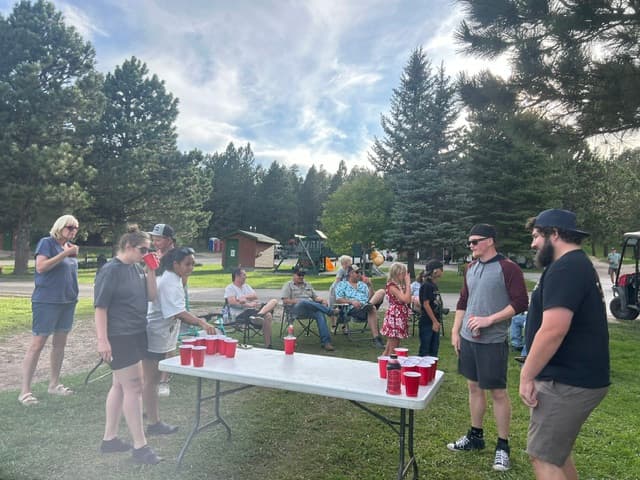 Guests making memories at Rush No More family campground