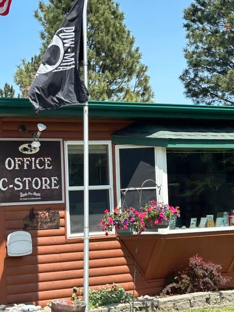 Rush No More camp store exterior